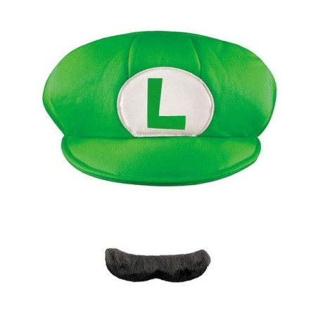 Kit luigi para niño sombrero y bigote 39897737560 44558FU