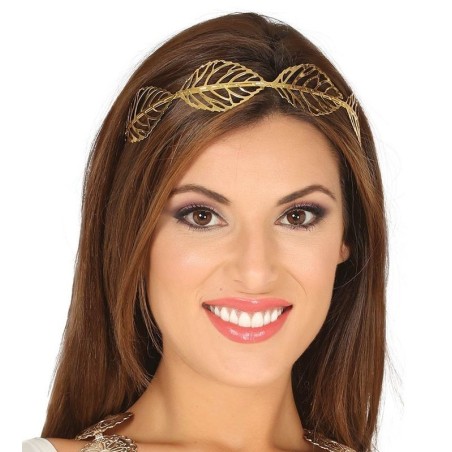 Corona hojas laurel metalica Cesar 8434077173824 17382