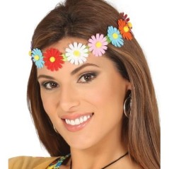 Diadema hippie margaritas de colores cinta pelo 8434077173916 17391