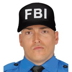Gorra fbi negra barata para adulto 8434077139899 13989