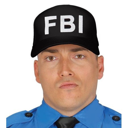 Gorra fbi negra barata para adulto 8434077139899 13989