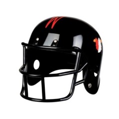 Casco futbol americano en color negro rugby adulto 8712026013934 1393