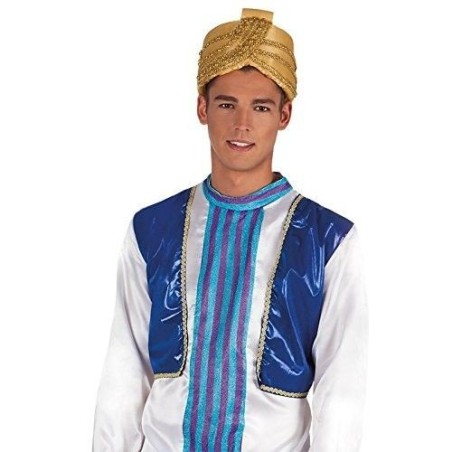 Turbante arabe dorado barato para paje 8712026810229 81022