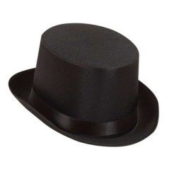 Sombrero de copa raso negro 8003558248506 2485T