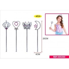 Varitas de princesa 20 x 6 cm modelos surtidos 8800884052605 405260