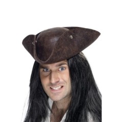 Tricornio pirata similar a cuero 5020570345641 34564