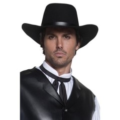 Sombrero vaquero negro del oeste 5020570363386 36338
