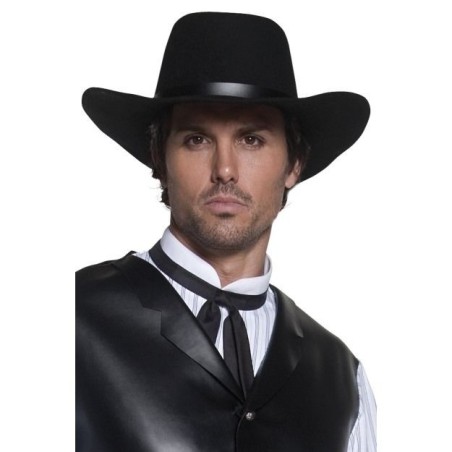 Sombrero vaquero negro del oeste 5020570363386 36338