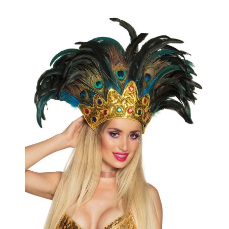 Corona de plumas para carnaval 8712026521118 52111