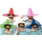 Sombrero mejicano paja 50 cm elige color