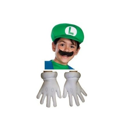 Guantes gorra y bigote Luiggi niño infantil 39897737720 13374