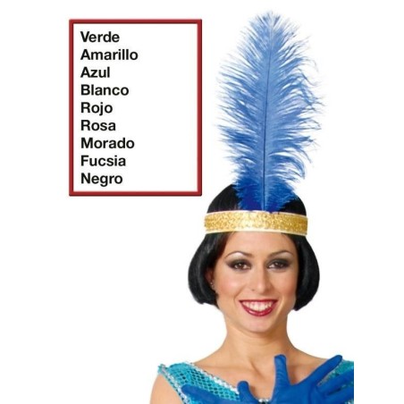 Pluma avestruz grande 40 cm elige color 8435118204279 16396 rado