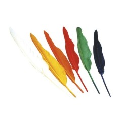Plumas de indio 12 unidades colores surtidos 8003558330300 3303P
