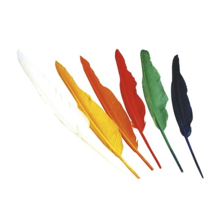 Plumas de indio 12 unidades colores surtidos 8003558330300 3303P