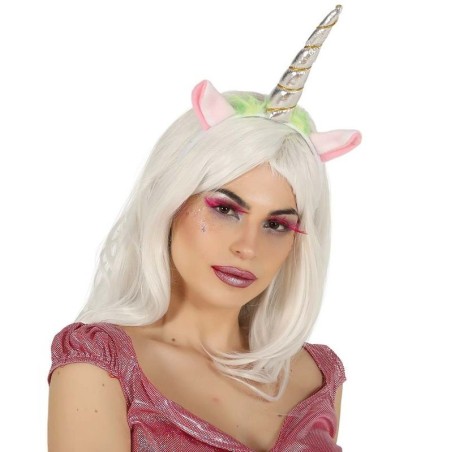 Diadema unicornio plata para mujer 8434077130476 13047