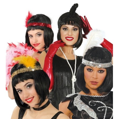 Diadema charleston cinta pluma elige color 8434077132029 13202
