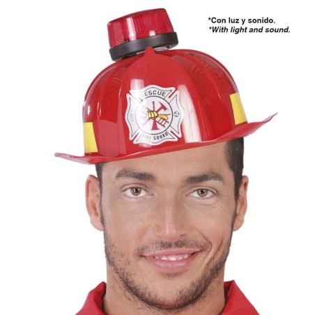 Casco de bombero con luz y sirena 8434077132722 13272