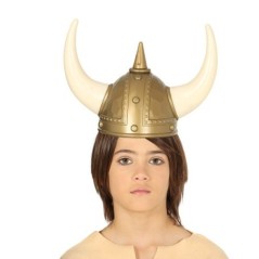 Casco vikingo infantil con cuernos 8434077135938 13593