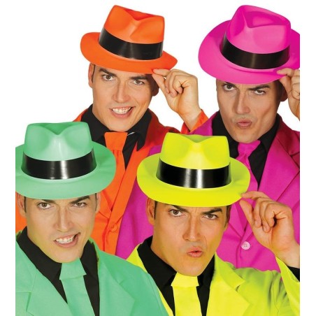 Sombreros gangster colores surtidos unidad 8434077136911 13691
