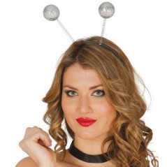 Diadema bola escarcha plata 8434077166291 16629