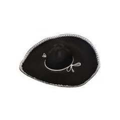 Sombrero Mejicano negro mariachi mexicano 8435293324908 2490
