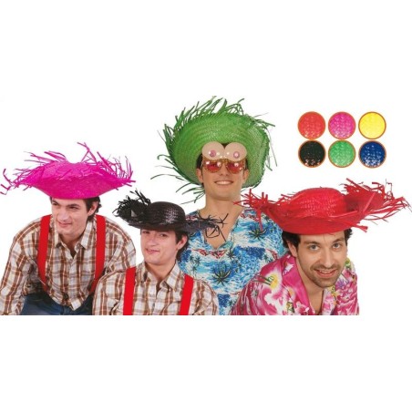 Sombrero paja granjero espantapajaros elige color 8434077134139 13413