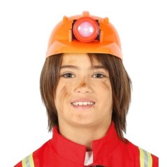 Casco minero infantil con luz niño 8434077135891 13589