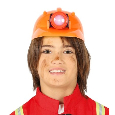 Casco minero infantil con luz niño 8434077135891 13589