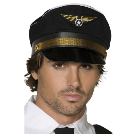 Gorra piloto de avion negra deluxe 5020570311790 31179
