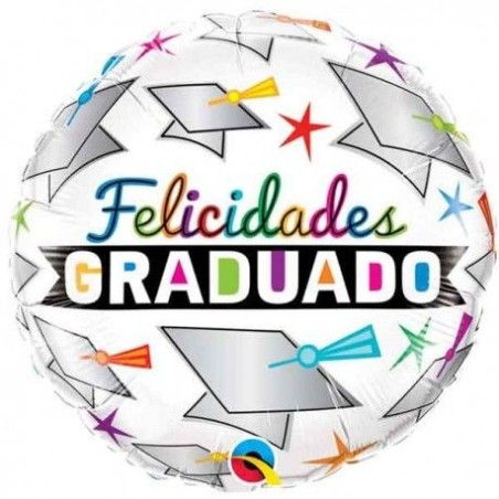 Globo felicidades graduado 45 cm 71444475242 47533QU