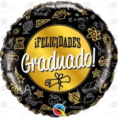 Globo graduado 45 cm graduacion 71444558556 55857QU