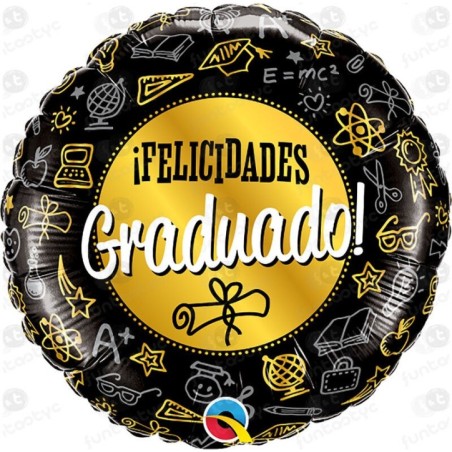 Globo graduado 45 cm graduacion 71444558556 55857QU