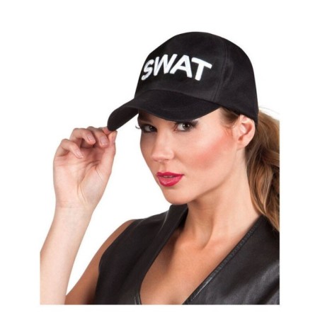 Gorra Swat policia negra para adulto 8712026970459 97045
