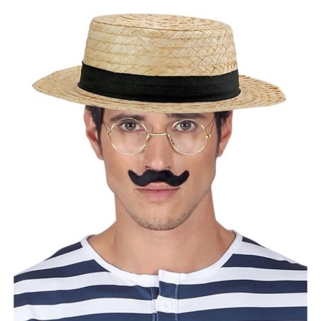 Sombrero canoutier de paja gondolero veneciano