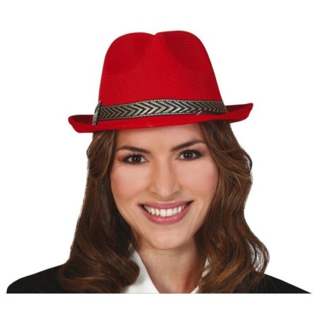 Sombrero gangster rojo 8434077134887 13488