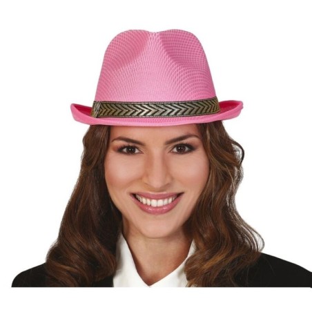 Sombrero gangster rosa 8434077134924 13492