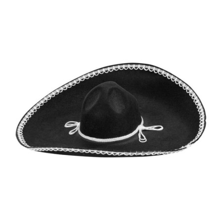 Sombrero mejicano mariachi negro 8003558141401 1414X