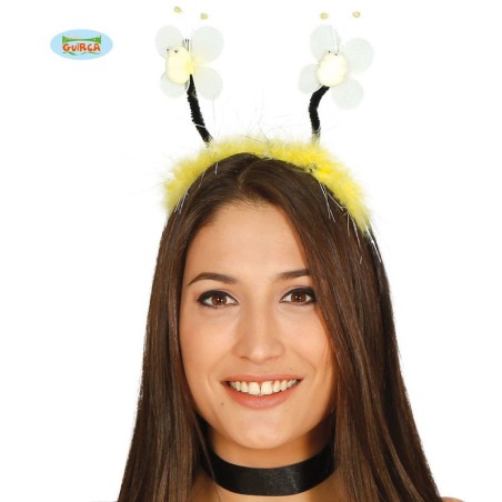 Diadema abeja con marabu amarillo 8434077165751 16575