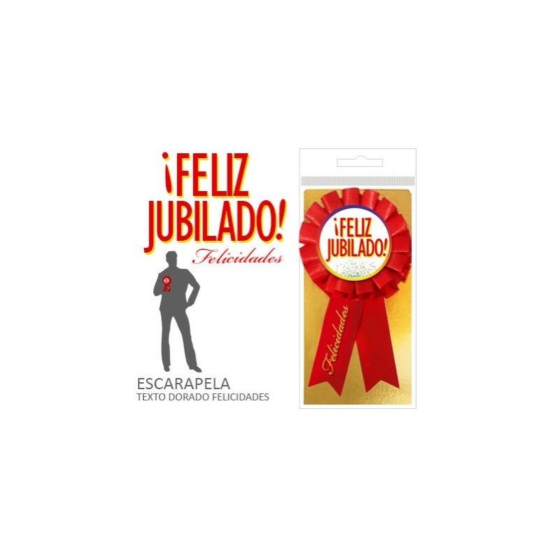 Broche escarapela jubilado