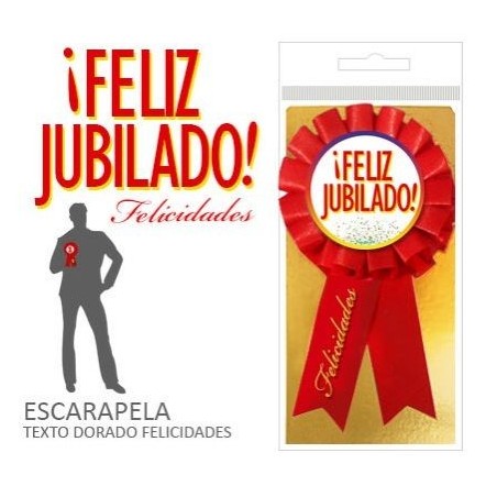 broche escarapela jubilado 00761 G 8003558003693