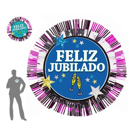 broche escarapela feliz jubilado 00761GR/02 8003558003693