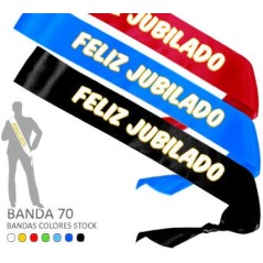 banda feliz jubilado 7 cm ancho 00968/02 8003558003693