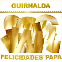 guirnalda felicidades papa 3 metros 00971/05D 8003558003693