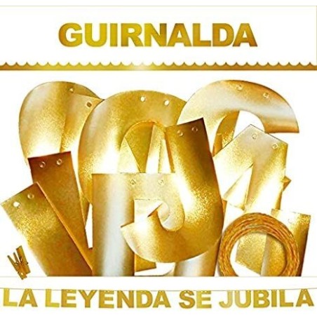 guirnalda la leyenda se jubila 3 metros oro 00971/30LYA 8003558003693
