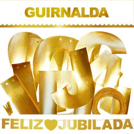 guirnalda feliz jubilada 3 metros 00973/31 8003558003693