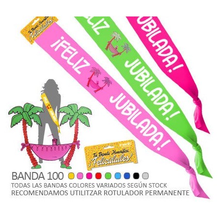 banda feliz jubilada vacaciones 00998/60F 8003558003693