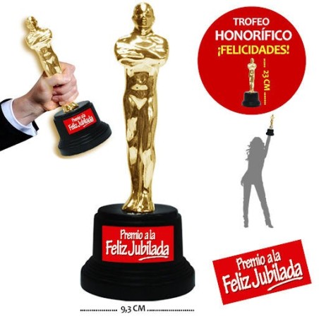 estatua de oscar para jubilacion 01029R/03 8003558003693