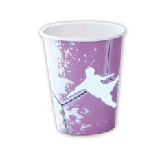 vasos morados y blancos s 8 uds colores real de madrid cumpleanos 12070004 8003558003693