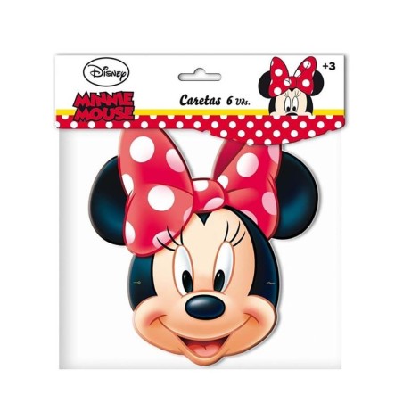 caretas minnie mouse 6 unidades carton 14000552 8003558003693