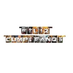 guirnalda feliz cumpleanos Star Wars 14000859 8003558003693